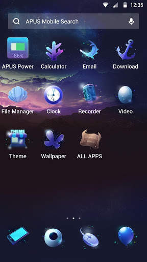 Dream Travel Distance-APUS Launcher stylish theme screenshot 2