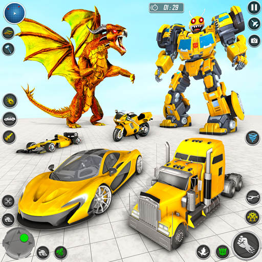 Bee Robot Car Transform Games 1.67
