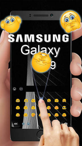 Black Keyboard for Galaxy S9 स्क्रीनशॉट 2