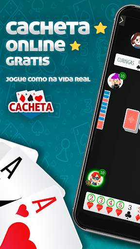 Cacheta Online: Jogo de Cartas 1 تصوير الشاشة