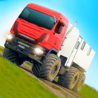 Russian Truck Driving Truck 3D logo