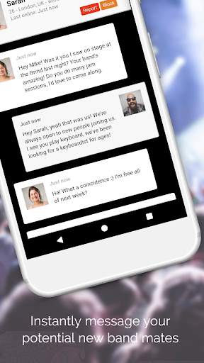Bandr - The social matching app for Musicians screenshot 2