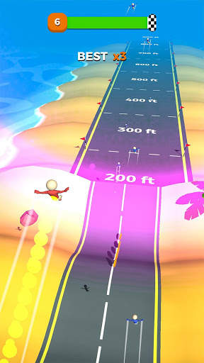 Hill Run Race - Flying Stickman Games screenshot 4