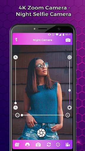 4K Zoom Camera - Night Selfie Camera screenshot 1