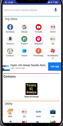 Web Browser Pro-The Fastest Browser screenshot 1