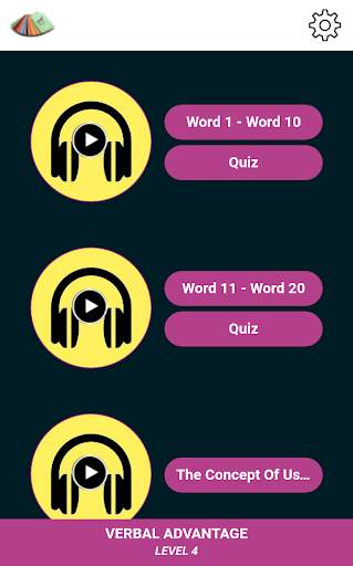 Verbal Advantage - Level 4 screenshot 1