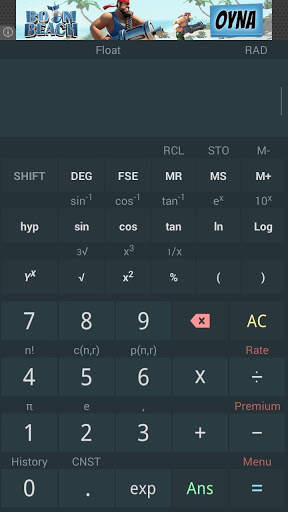 Scientific Calculator Pro screenshot 1