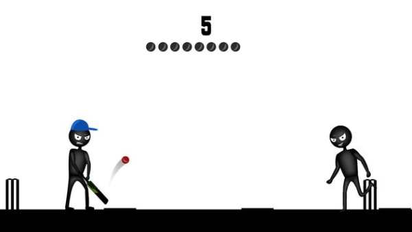 Stickman Cricket Black screenshot 3