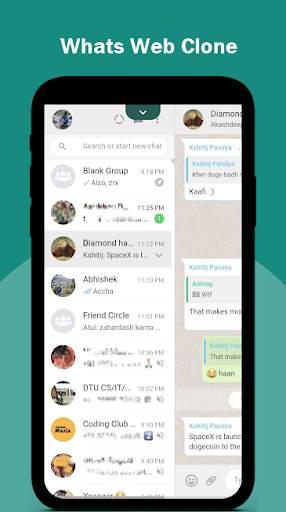 Clone app for Whatsapp sadap screenshot 2