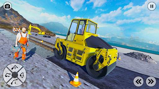Railway JCB Construction Games screenshot 4
