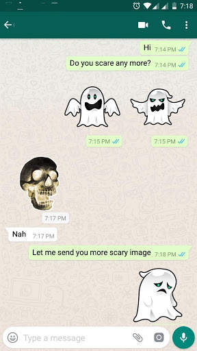 Ghost Stickers for Whatsapp screenshot 1