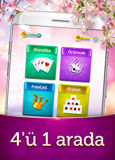 Magic Solitaire - Tek Taş HD, Kağıt Oyunları screenshot 2