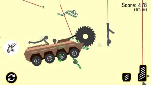 Stickman Turbo Dismount : Mad Destroyer screenshot 5