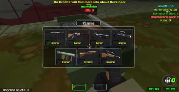 Pixel Gun Warfare 2 : Zombie Attack Multiplayer screenshot 5