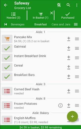 rShopping List for Groceries screenshot 2
