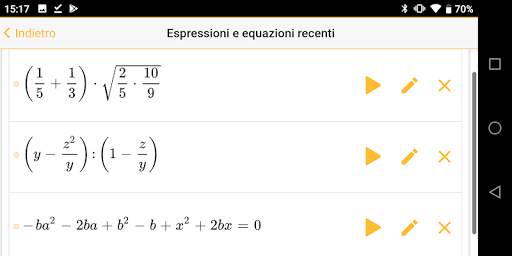 Risolvi Equazioni ed Espressioni screenshot 1