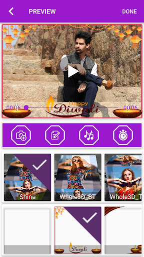 Diwali Photo Video & Editor screenshot 3
