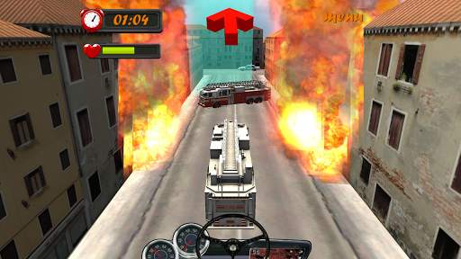 Fire Truck Madness screenshot 1