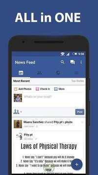 Lite Messenger for Facebook screenshot 1
