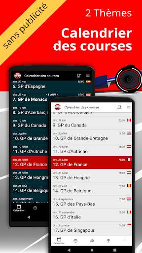 2024 Calendrier des courses screenshot 1