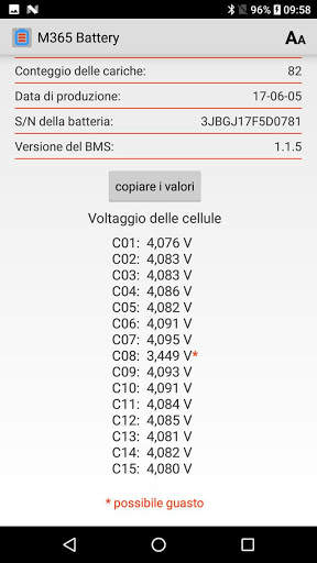 M365 Battery screenshot 3