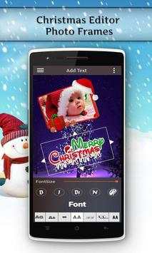 Christmas Editor - Photo Frame screenshot 3