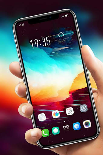 Абстрактная тема туманности HD launcher скриншот 4