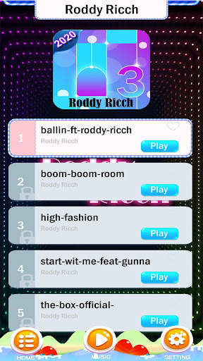 Piano Tap Roddy Ricch :The Box 2020 screenshot 2