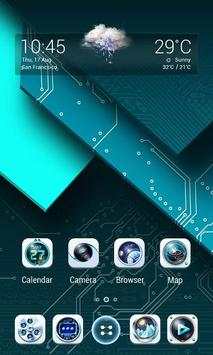 Circuit Board Parallax V Launcher Theme screenshot 2