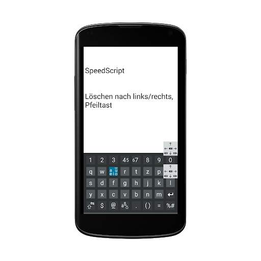 SpeedScript Tastatur free screenshot 5
