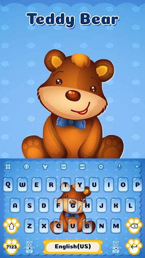 Teddy Bear Keyboard 1 تصوير الشاشة