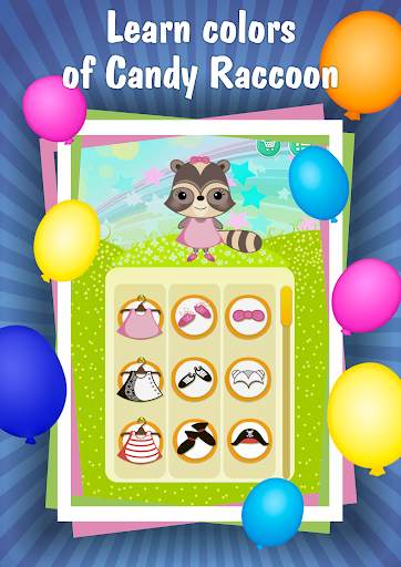 Candy Raccoon: Pop Balloons screenshot 12
