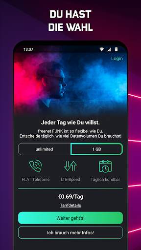 freenet FUNK - deine Tarif-App screenshot 1