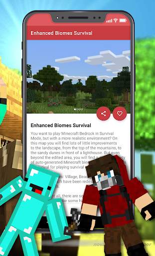 Survival Map for Minecraft screenshot 3