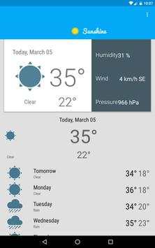 Weather Sunshine screenshot 9