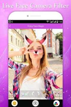 Live Face Camera Filter Face Swap Cute & Funny screenshot 1