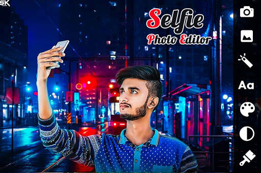 Selfie Photo Editor скриншот 3