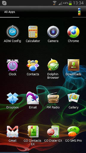 ADW Theme Samoled screenshot 2