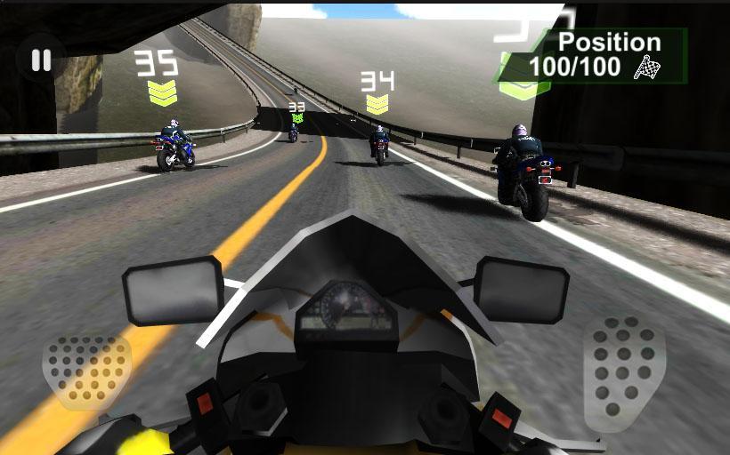 Speed Moto Racing скриншот 1