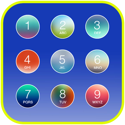 Colorful Keypad Lock Screen أيقونة