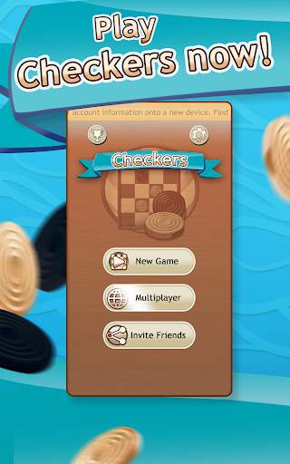 Checkers - Draughts Multiplayer Board Game screenshot 1