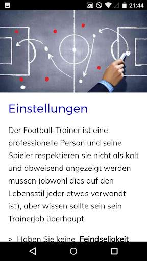 Fußballtrainer Kurs screenshot 3