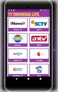All Channel TV Indonesia Lite स्क्रीनशॉट 1