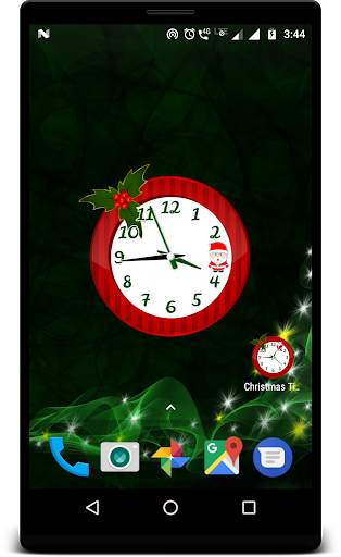 Christmas Time clock live wallpaper screenshot 4