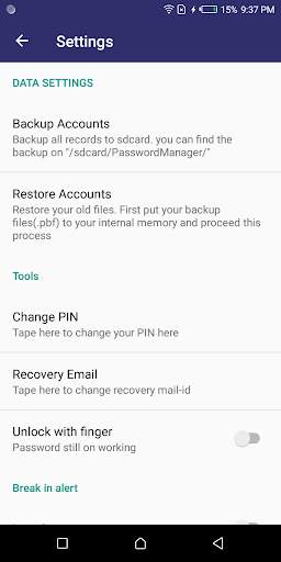 Simple Password Manager screenshot 14