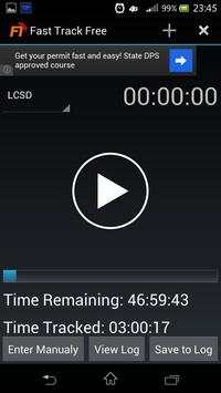 Fast Track Driving Log Free screenshot 1