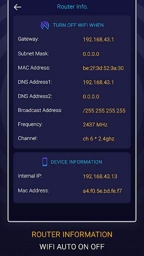 WiFi Automatic -WiFi Scheduler screenshot 5