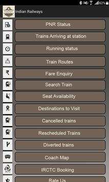 Indian Railway Train Status - Live Pnr Status screenshot 3