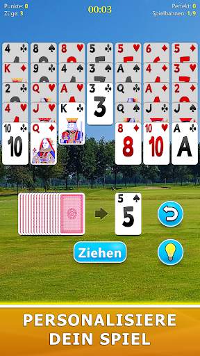 Golf Solitär Kartenspiel screenshot 22