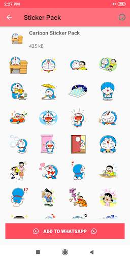 Cartoon Stickers for Whatsapp - WAStickerApps screenshot 3